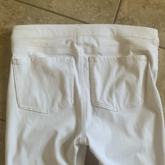 Spanx stretch tummy control denim white - ankle skinny jeans - Picture 11 of 12